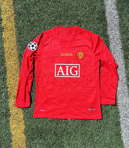 Retro Cristiano Ronaldo 2008 Manchester United UCL Final Jersey