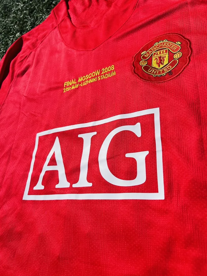 Retro Cristiano Ronaldo 2008 Manchester United UCL Final Jersey